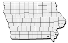County records for the Copperhead in Iowa
